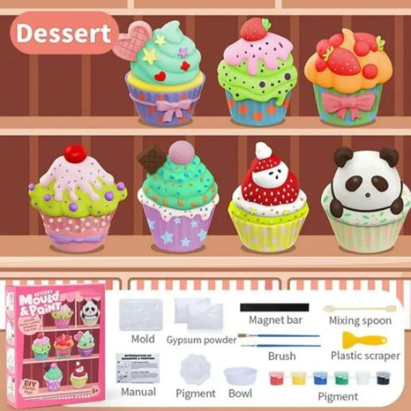 DIY Dessert 3D Mould & Paint kit for kids