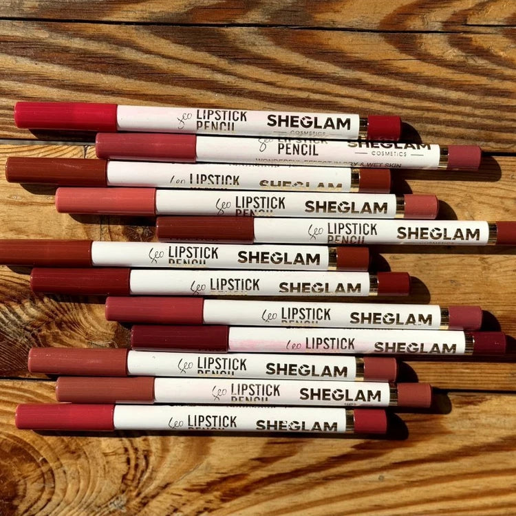 Sheglam Waterproof Lipstick Pencil - Pack of 12