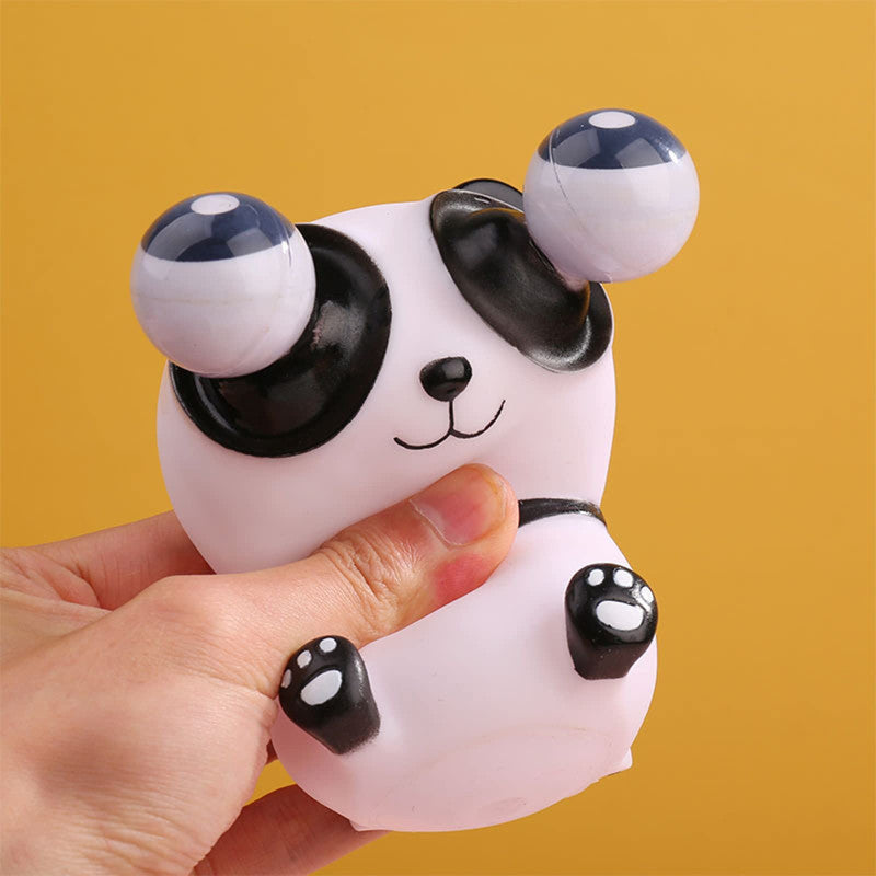 Panda Pop Out Eyes Squeeze Toy Soft Stress Relief Fidget Toy