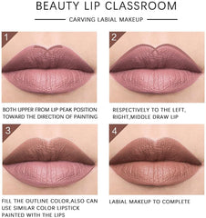 Eveline Beauty Lipstick Pencils – Smooth Matte Color for All-Day Glam