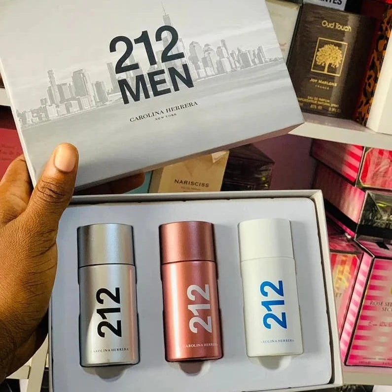 212 Men Gift Set 3x30ml  - Dubai - 100% Original Testers