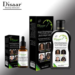 DISAAR 2 In 1 Hair Growth Essential Oil & Anti-Hair Loss Shampoo Growth