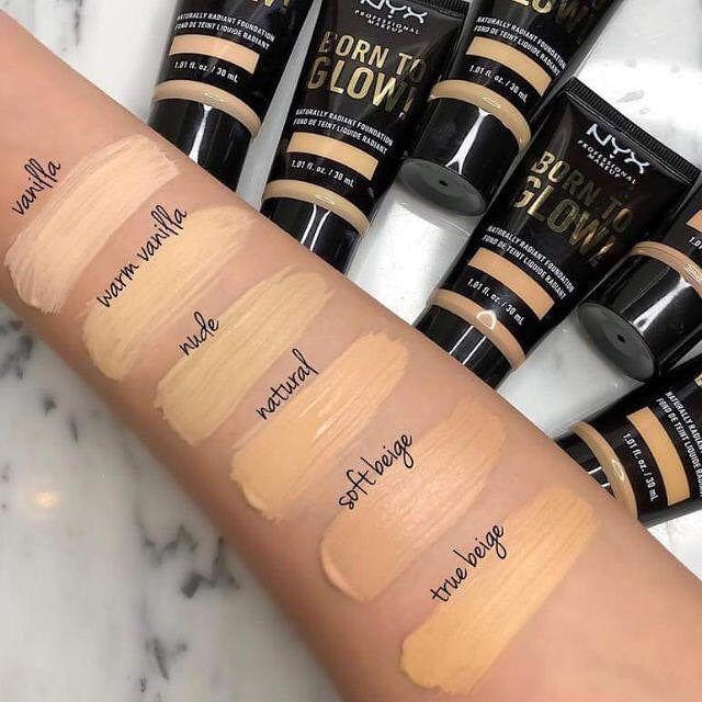 NYX Professional Born To Glow! Naturally Radiant Foundation - 30ml