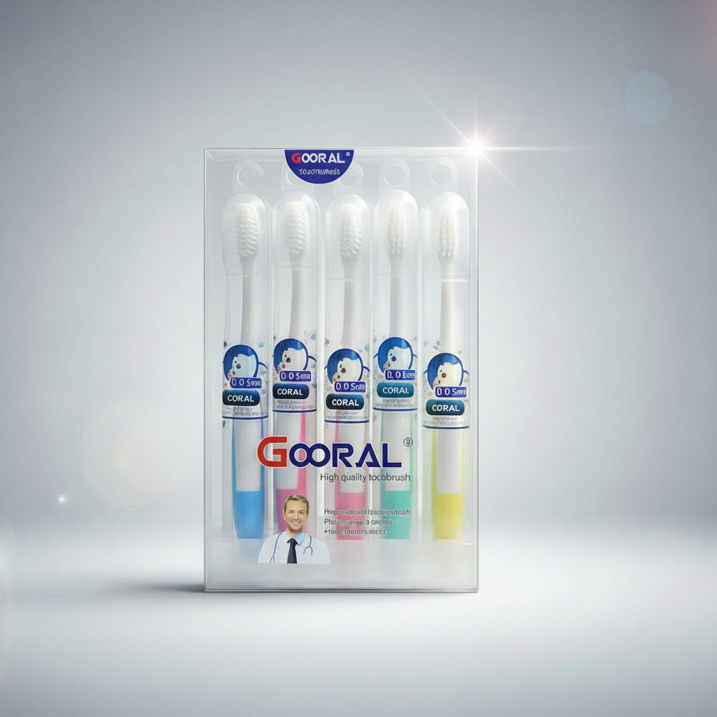 Gooral manual toothbrush ultra-soft 0.01mm nano bristles - Each