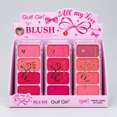 Gulf Girl All my Love Blush Palette - 4-Color