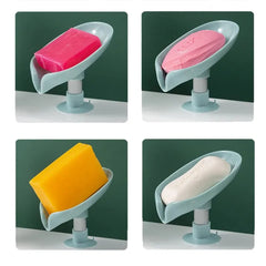 Leaf Shape Soap Box Drain Soap Holder