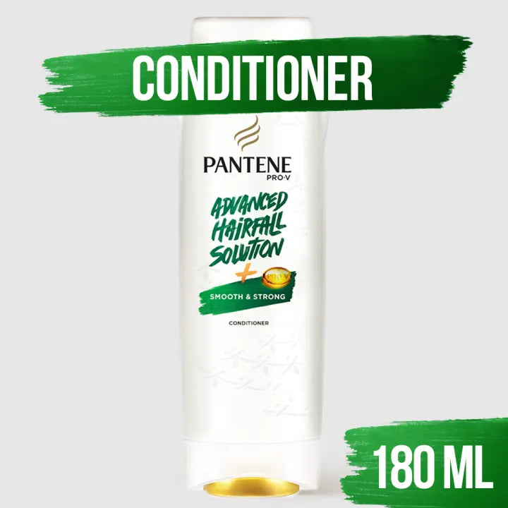 Pantene Advnaced Hairfall Solution + Smooth & Strong Conditioner - 180ml