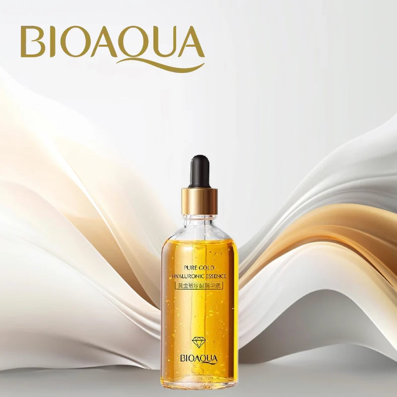 Bioaqua 24K Gold Pure Liquid Skin Care Essence & Serum - 100ml
