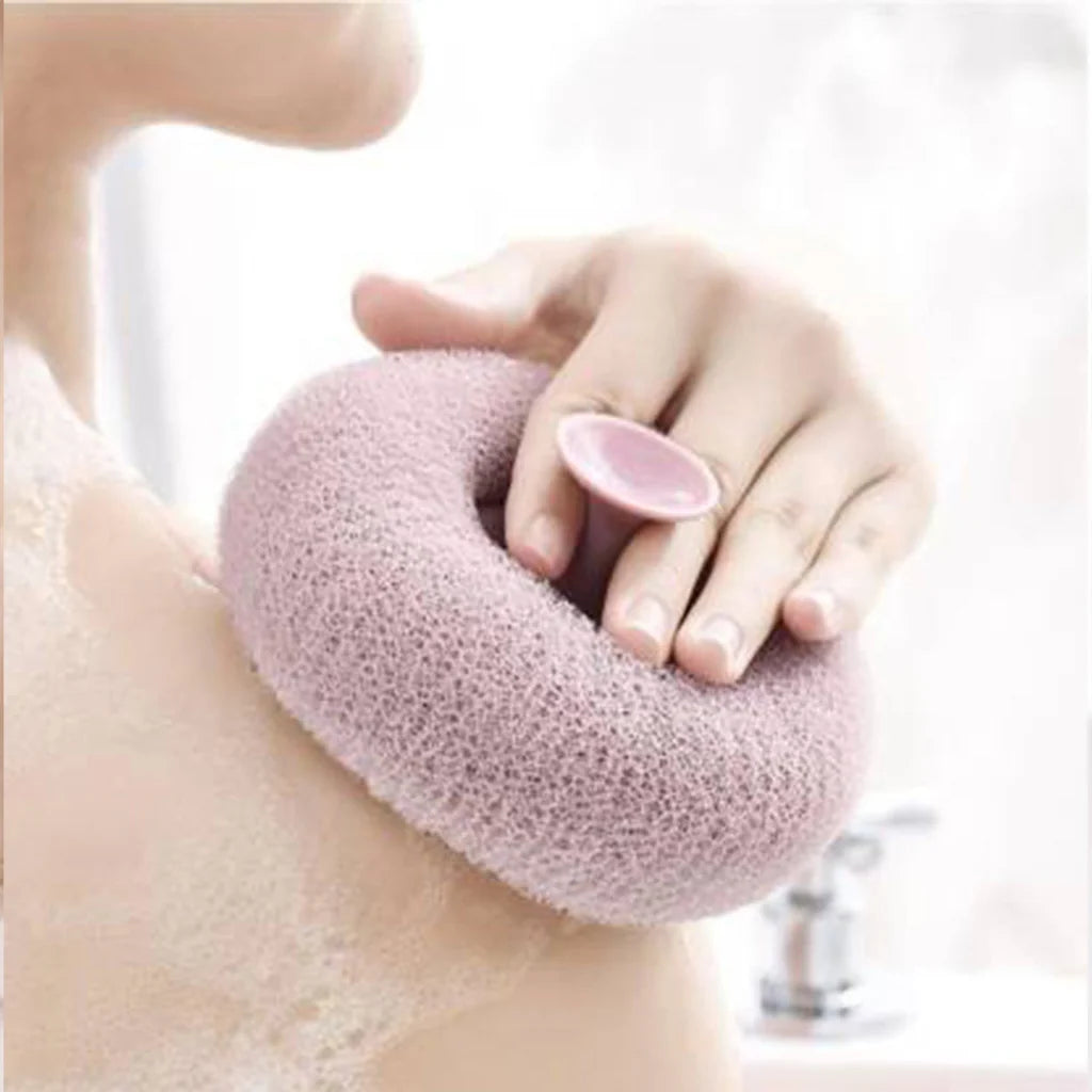 1PC Suction Bath Ball, Sunflower Exfoliating Body Scrubber