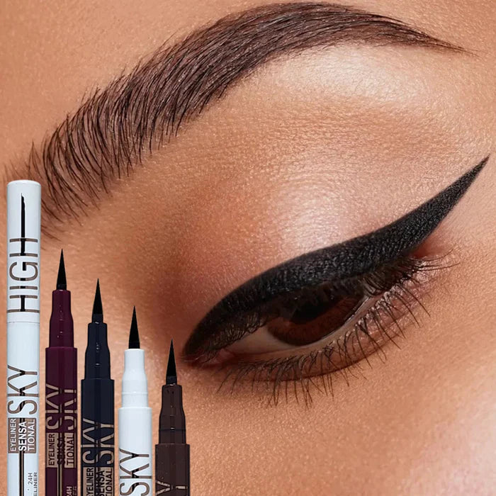 1 Pc Hold Morning Sky High Black Ultra Lasting WaterProof Sky High Eyeliner