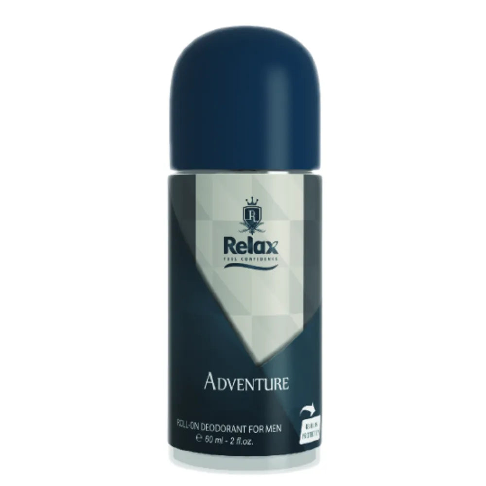 Relax Adventure Deodorant roll on for Men - 60ml