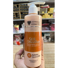 Johnson Cosmetics Skin Smoothie Coconut Oil Face And Body Lotion