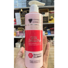 Johnson Cosmetics Skin Smoothie Shea Butter Face And Body Lotion