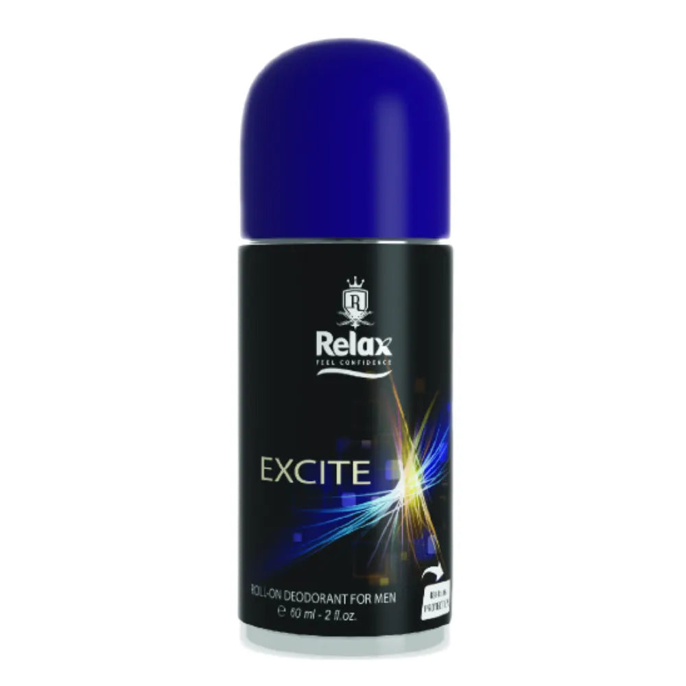 Relax Excite Deodorant roll on for Men - 60ml