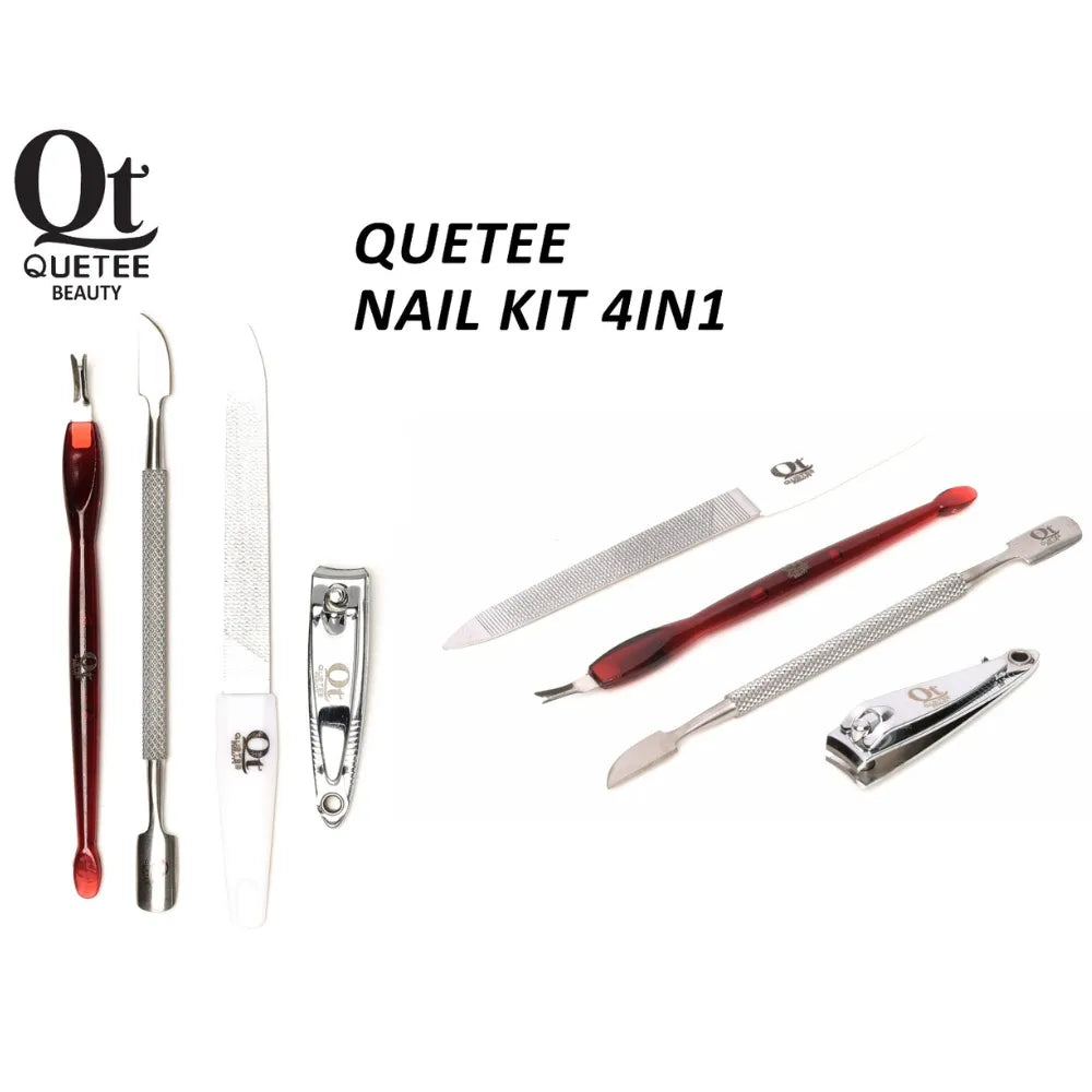 Quetee Beauty 4pcs Manicure & Pedicure Set