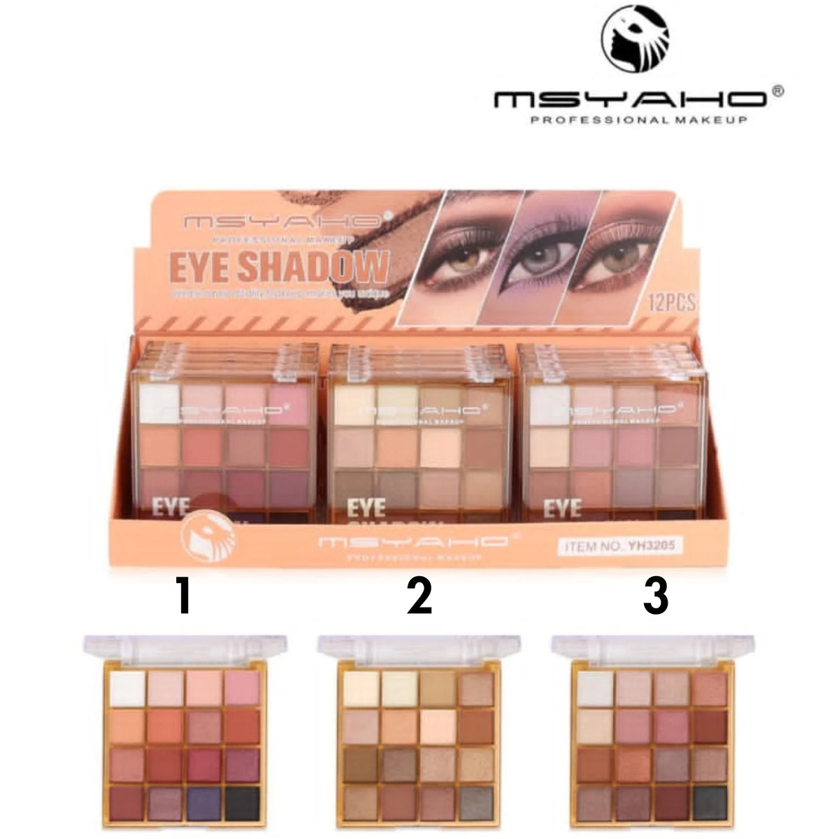 Msyaho Eyeshadow Palette - 16 Colors