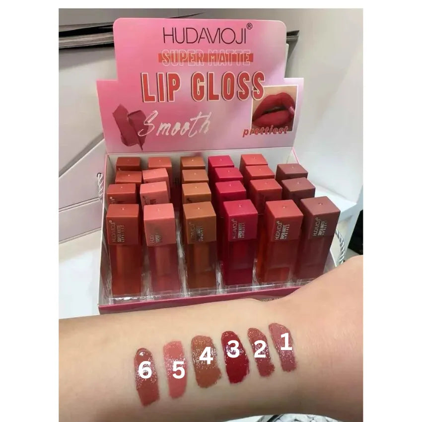 Huda Moji Lip Gloss Collection – Hydrating, Glossy & Playful Shades