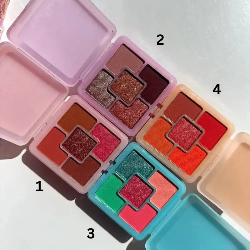 Mocallure 2-in-1 Mini Eyeshadow & Blush Palette