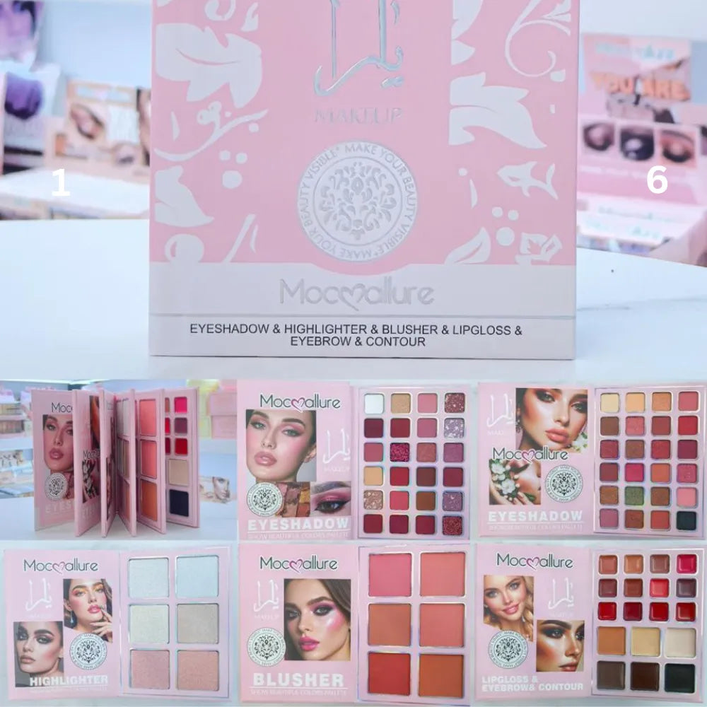 Mocallure Yara 5 In 1 Makeup Book Palette