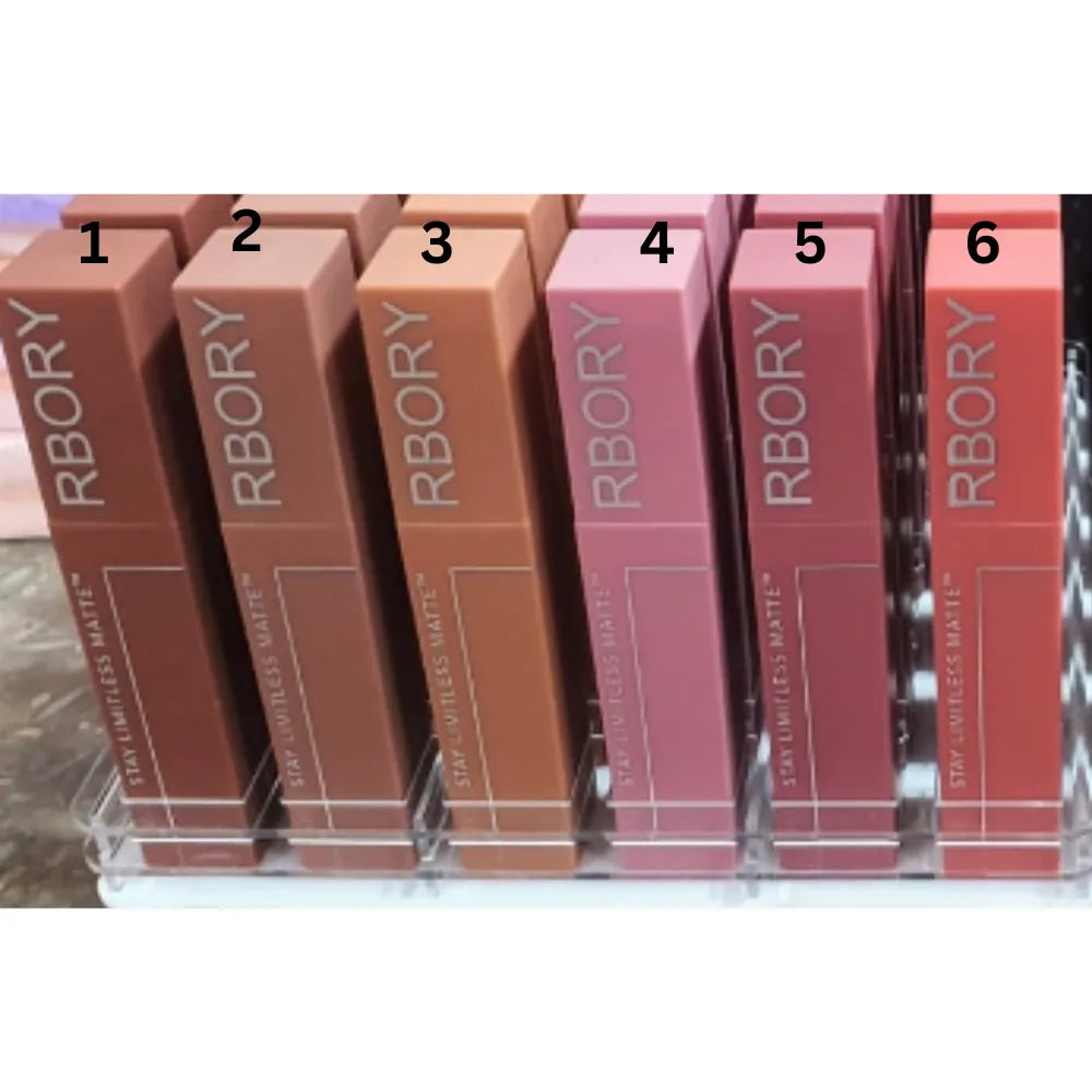 RBORY Stay Limitless Nude Matte Waterproof Lip Gloss