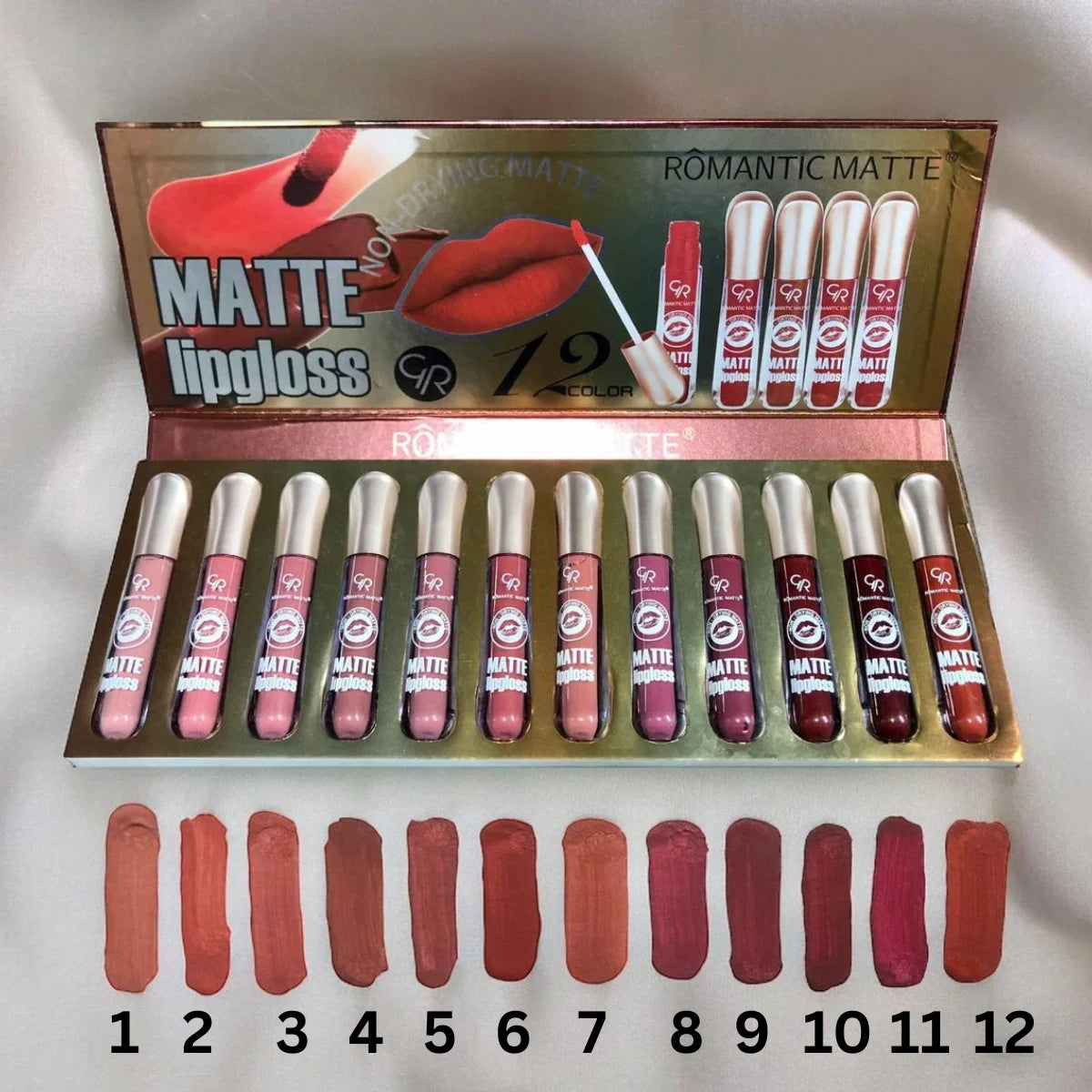 ROMANTIC MATTE Lip Gloss – Long-Lasting Velvet Finish