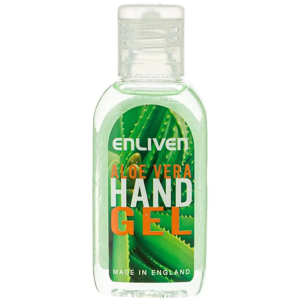 ENLIVEN Aloe Vera Hand Gel - 50ml - Made in England