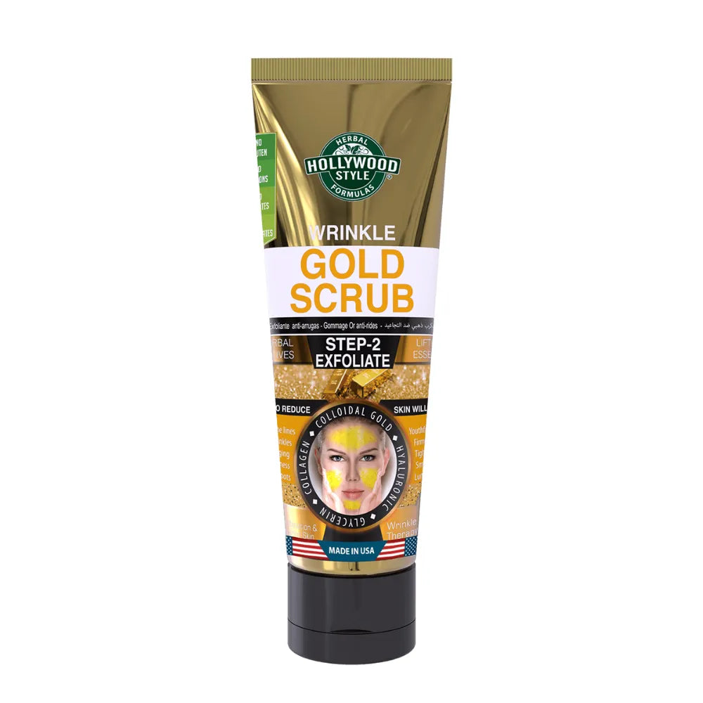Hollywood Style Wrinkle Gold Scrub – 100ml