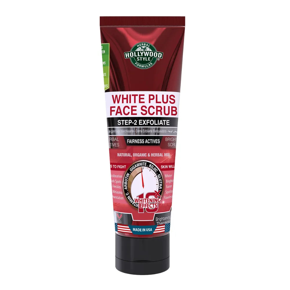 Hollywood Style White Plus Exfoliating Face Scrub