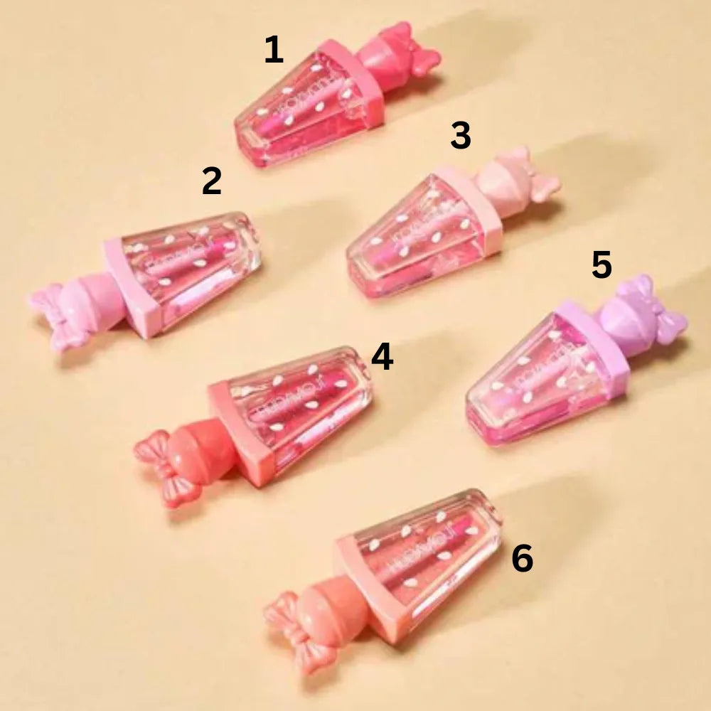 Huda Moji Watermelon Popsicle Ice cream Color Changing Lip Gloss