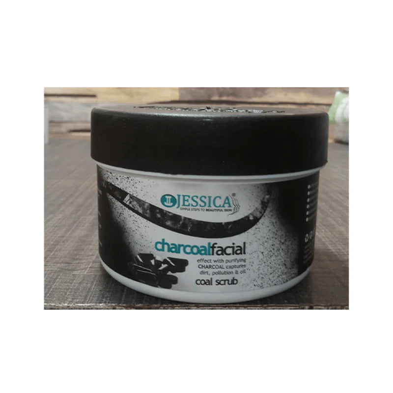 Jessica Charcoal Facial Coal Scrub - 500ml
