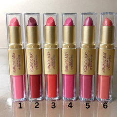 Romantic May Professional 2-in-1 Lipstick with Gloss & Liquid Matte