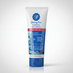 Glowing face 3 in 1 Clay foaming face wash - 100ml
