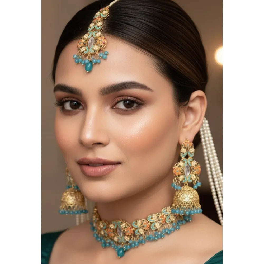 9 Ratan Choker Necklace Set