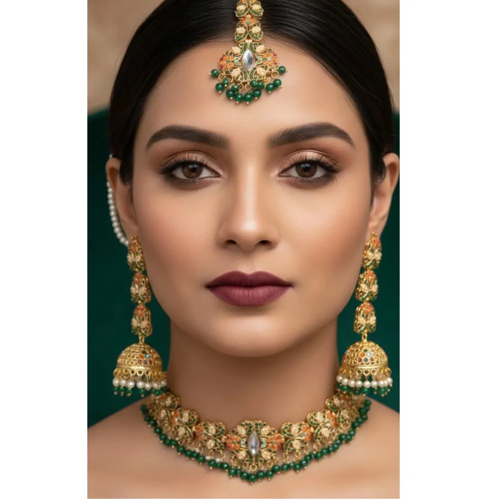 9 Ratan Choker Necklace Set