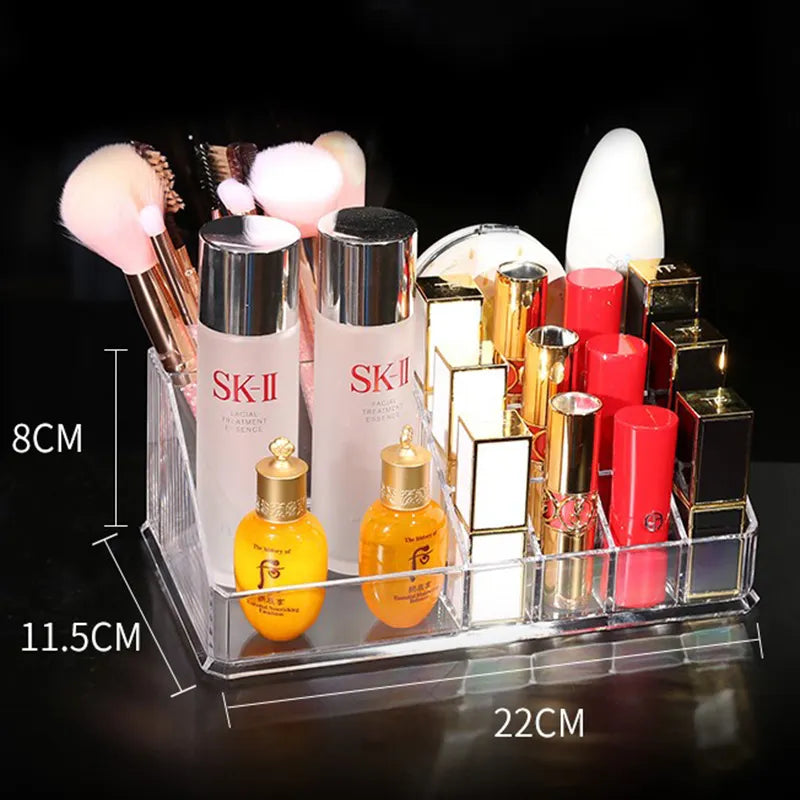 1 Pc Acrylic Lipstick & Cosmetic Organizer