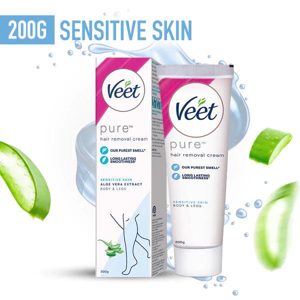 Veet Pure Hair Removal Cream for Sensitive Skin - Body & Legs