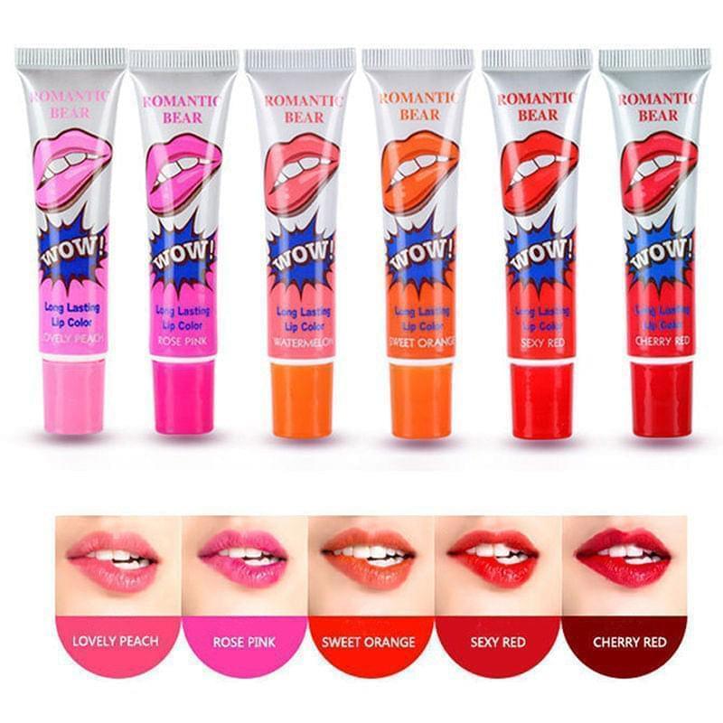 6 Pcs Fitme WOW Peel off Lipstick