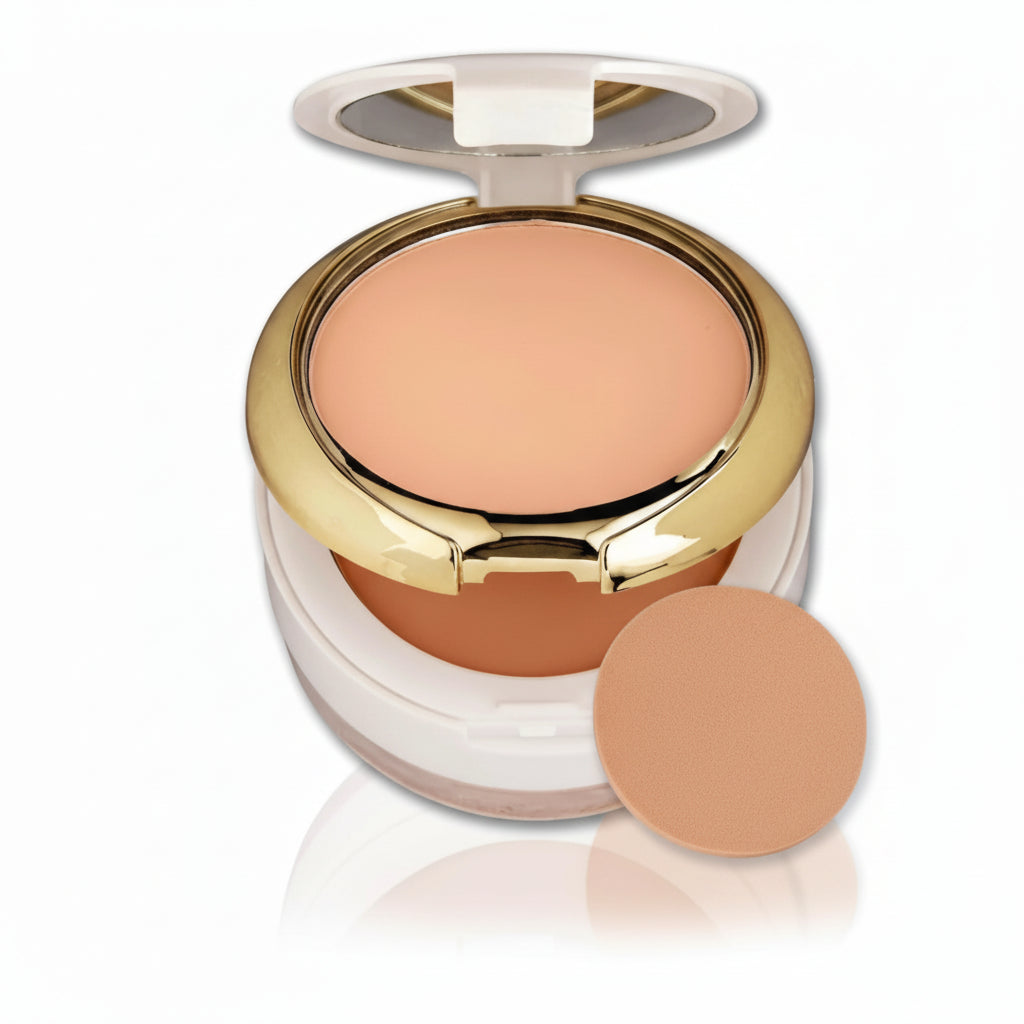MISS ROSE (3 in 1) Professional 3D Pearl Whitening Compact & Loose Powder - 45g