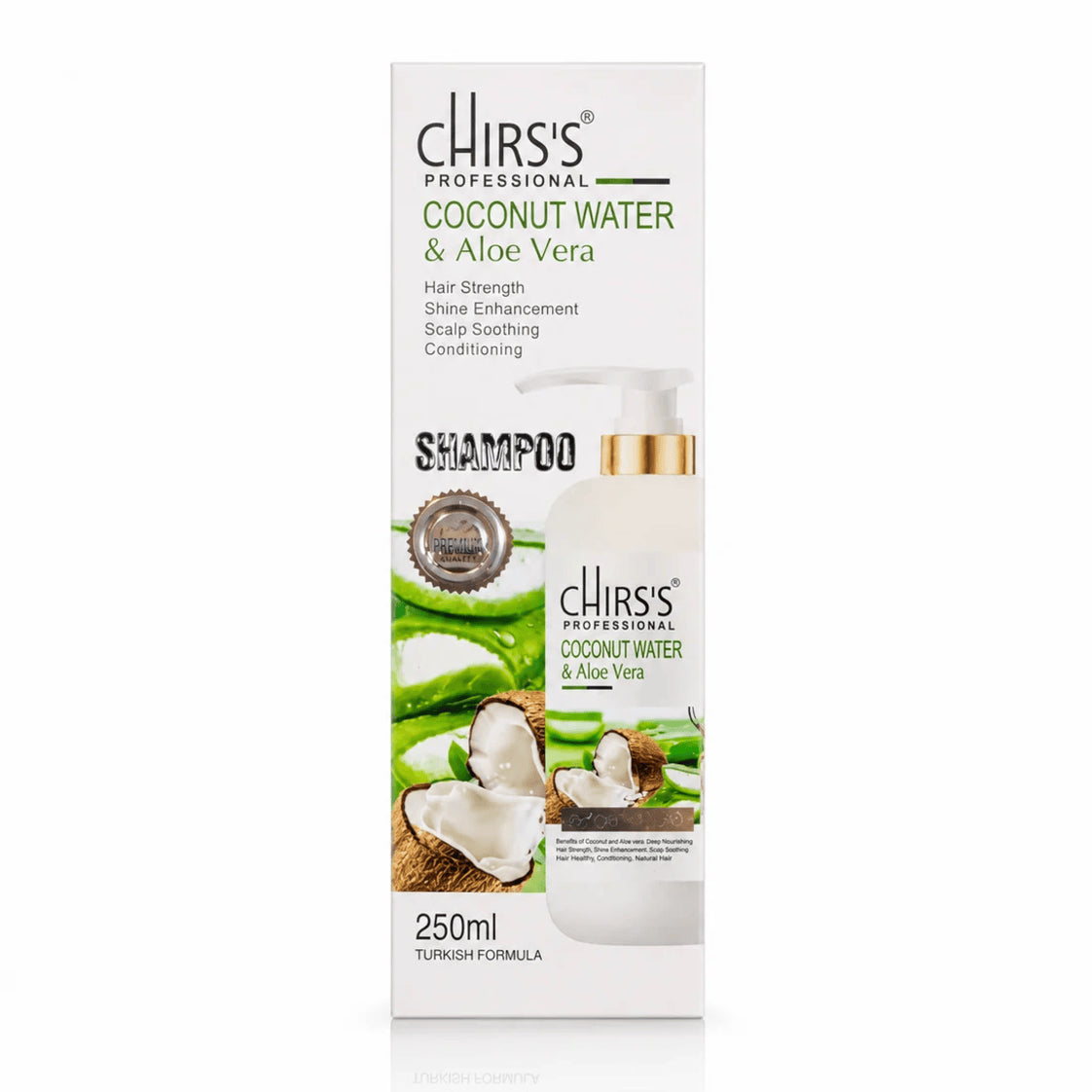 Chirs's Coconut Water & Aloe Vera Shampoo - 250ml
