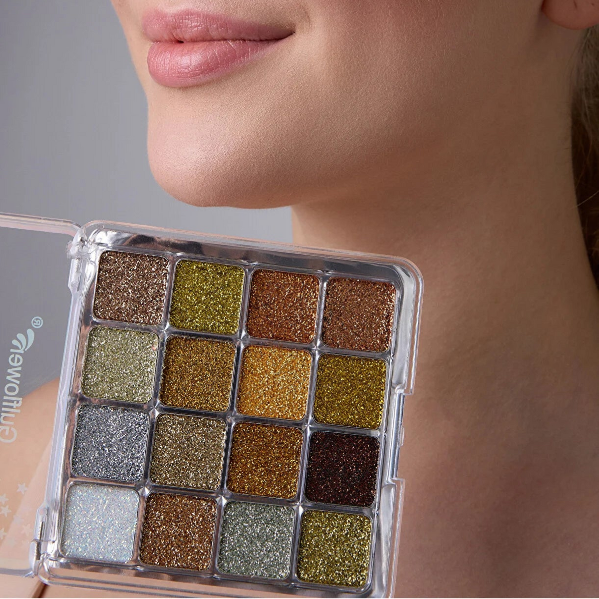 GulFlower Glitter Eyeshadow - 16-Colors