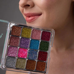 GulFlower Glitter Eyeshadow - 16-Colors