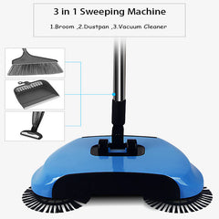 4-in-1 Hand Push Magic Broom Sweeper and Mop