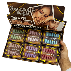 Romantic Myth Cat’s Eye Press-On Gel Nails Set