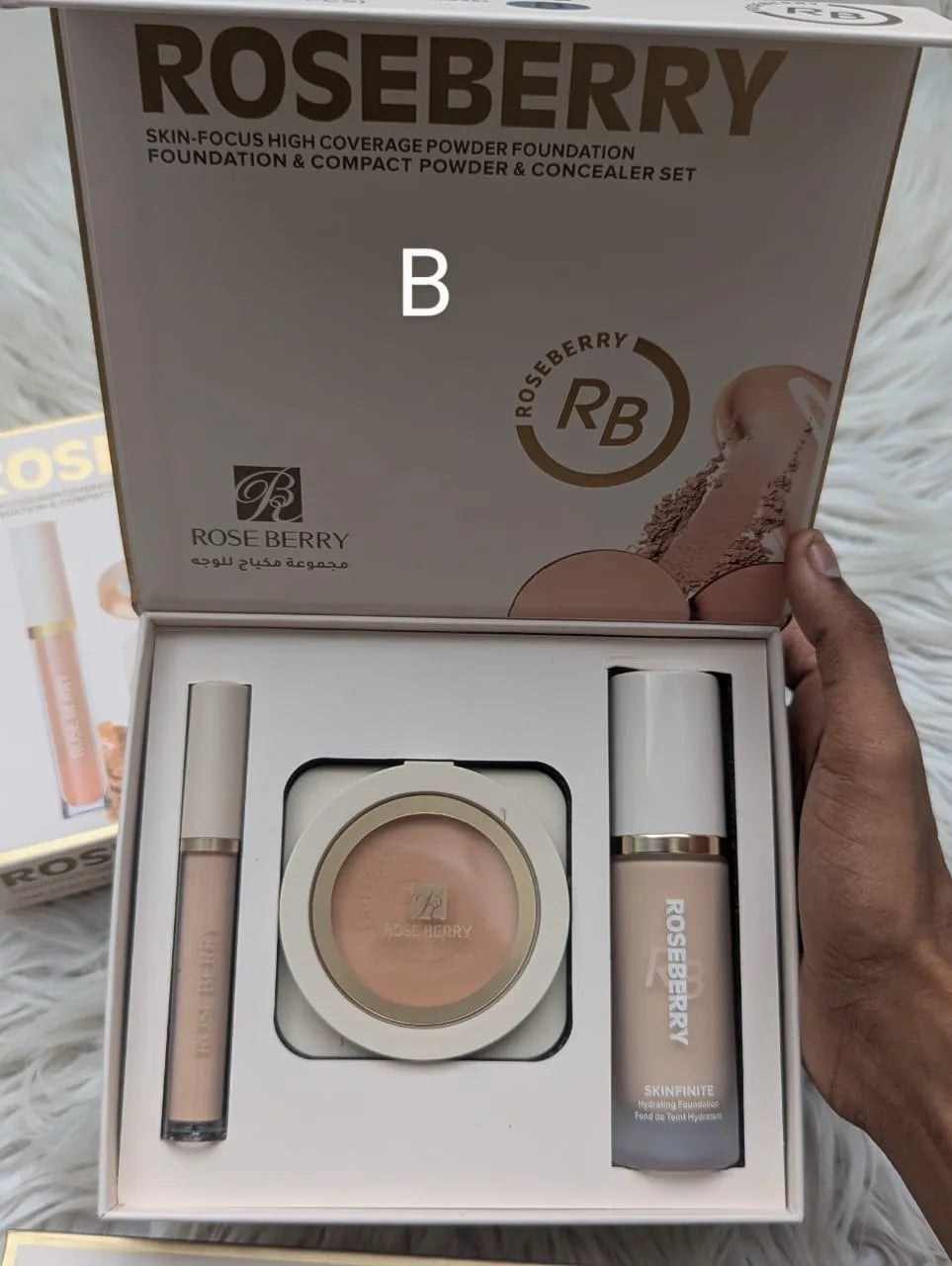 Rose berry 3 in 1 Face Kit