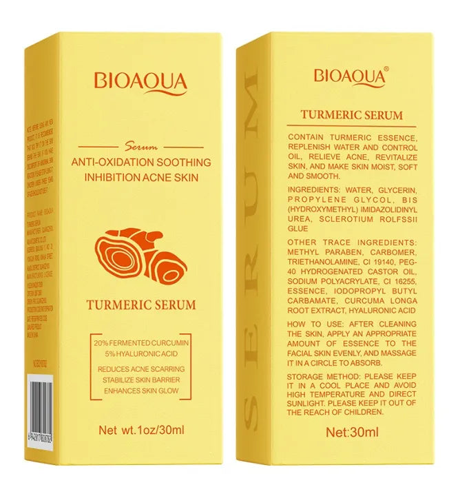 BIOAQUA Anti-Oxidation Acne Removal Turmeric Face Serum- 30ml