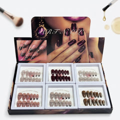 Magnetic Cat's Eye Press-On Gel Nails