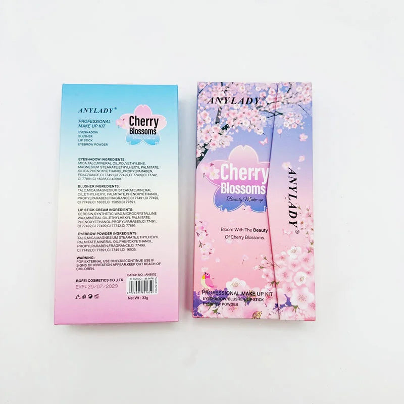 Anylady Cherry Blossoms Professional Makeup Kit