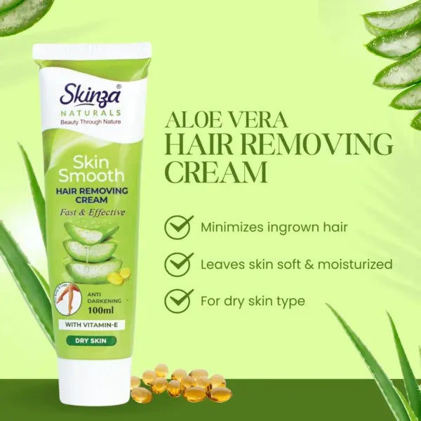 Skinza Aloevera Hair Removing Cream - 100ml