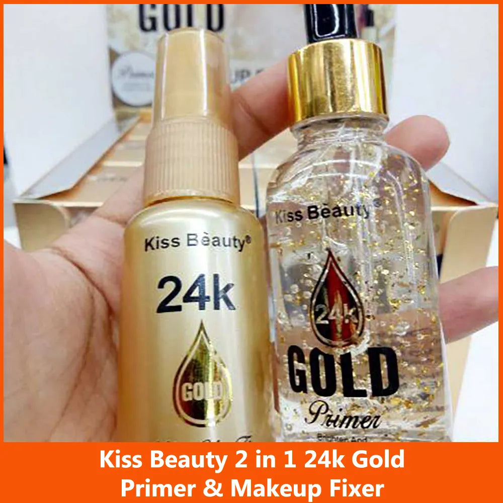 Kiss Beauty 24K Gold 2-in-1 Primer and Fixer