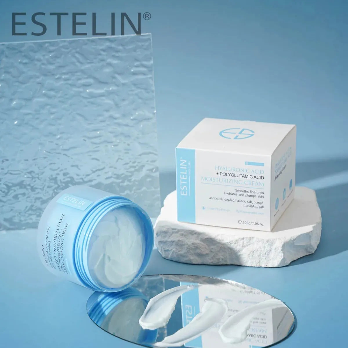 ESTELIN Hyaluronic Acid Moisturizing Cream - 200g